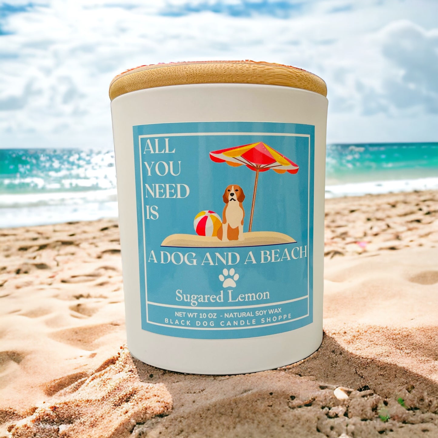 All You Need is a Dog and a Beach - Sugared Lemon