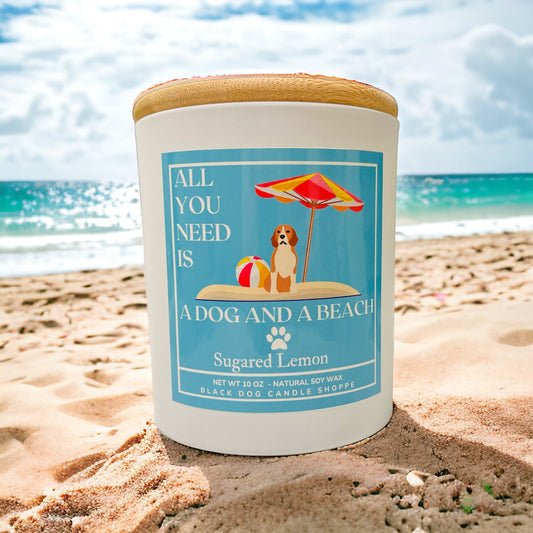 All You Need is a Dog and a Beach - Sugared Lemon