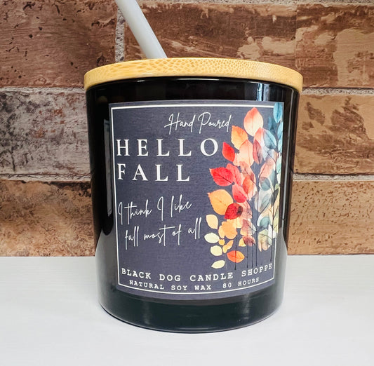 Hello Fall Double- Wick Candle