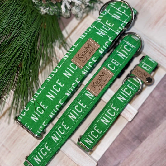 "Nice" Christmas Dog Collar (Copy)
