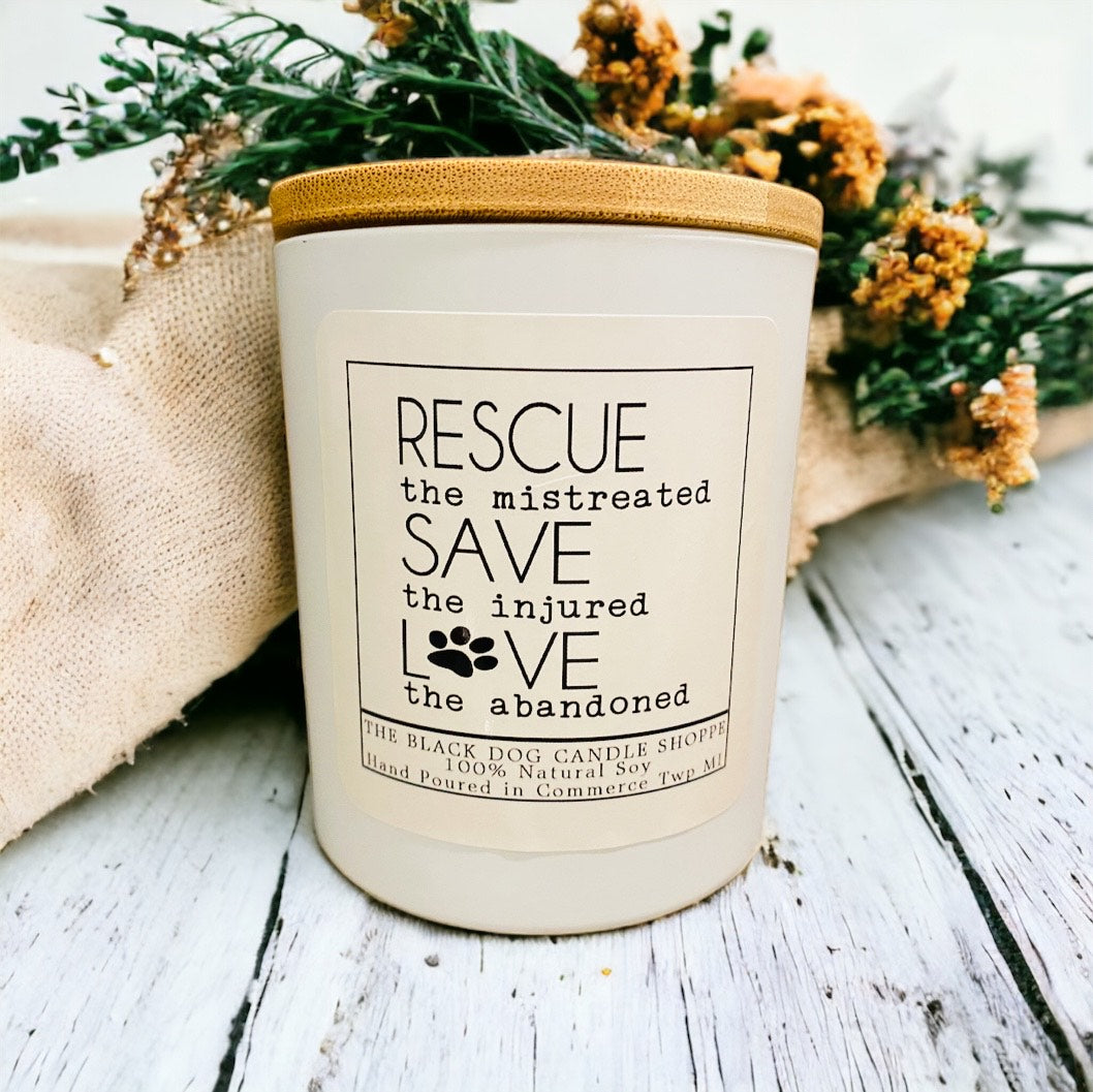 Rescue, Save & Love Candle