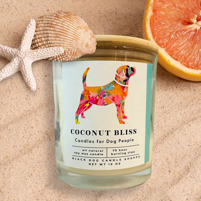 Modern Dog Candle - Coconut Bliss