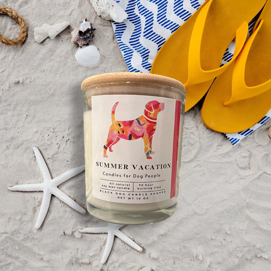 candles for dog people summer vacation 