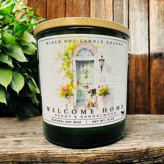 Welcome Home Double Wick Candle - Peony & Sandalwood