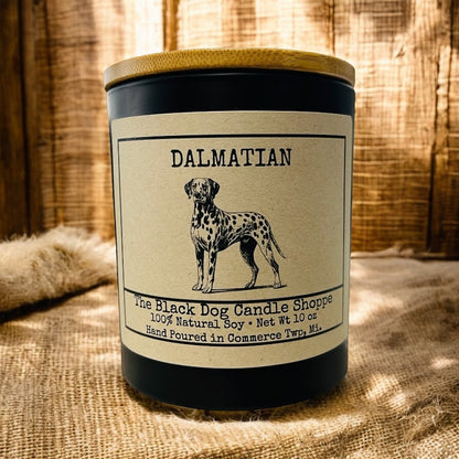 Dalmatian Dog Breed Candle