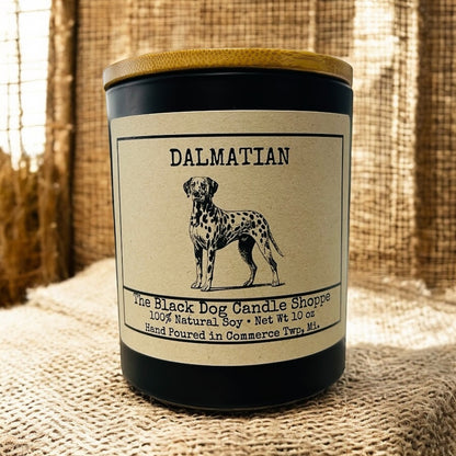 Dalmatian Dog Breed Candle