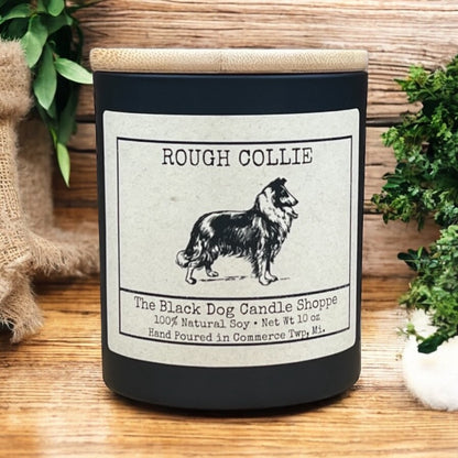 Collie Dog Breed Candle