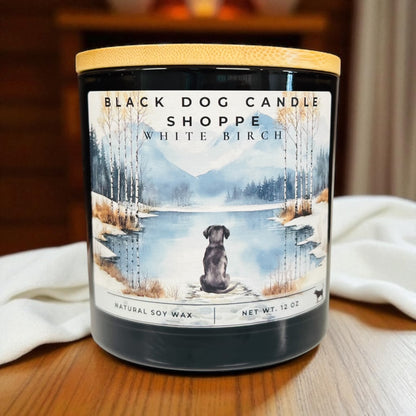 White Birch Winters Pause Double Wick Candle