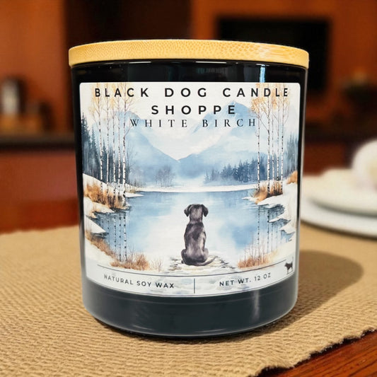 White Birch Winters Pause Double Wick Candle