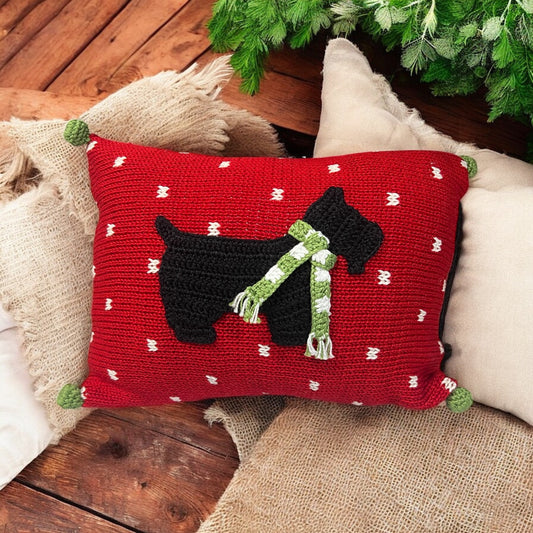 Scottie Dog Mini Pillow
