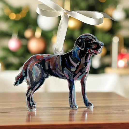 Chocolate Lab Ornament