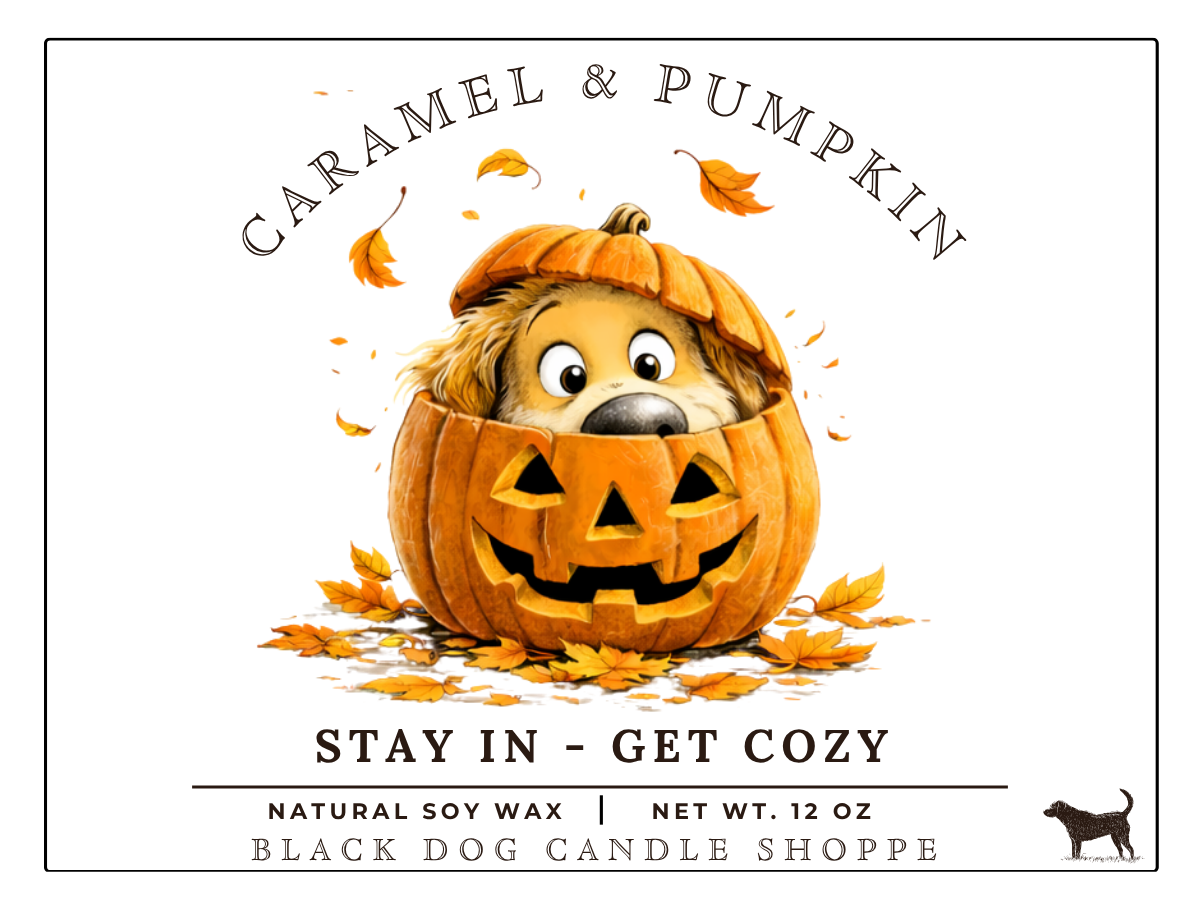 Stay in - Get Cozy Caramel & Pumpkin Double Wick