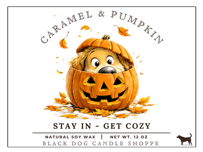 Stay in - Get Cozy Caramel & Pumpkin Double Wick