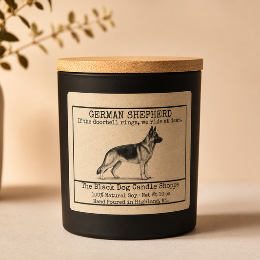 German Shepherd Dog Breed Candle #2