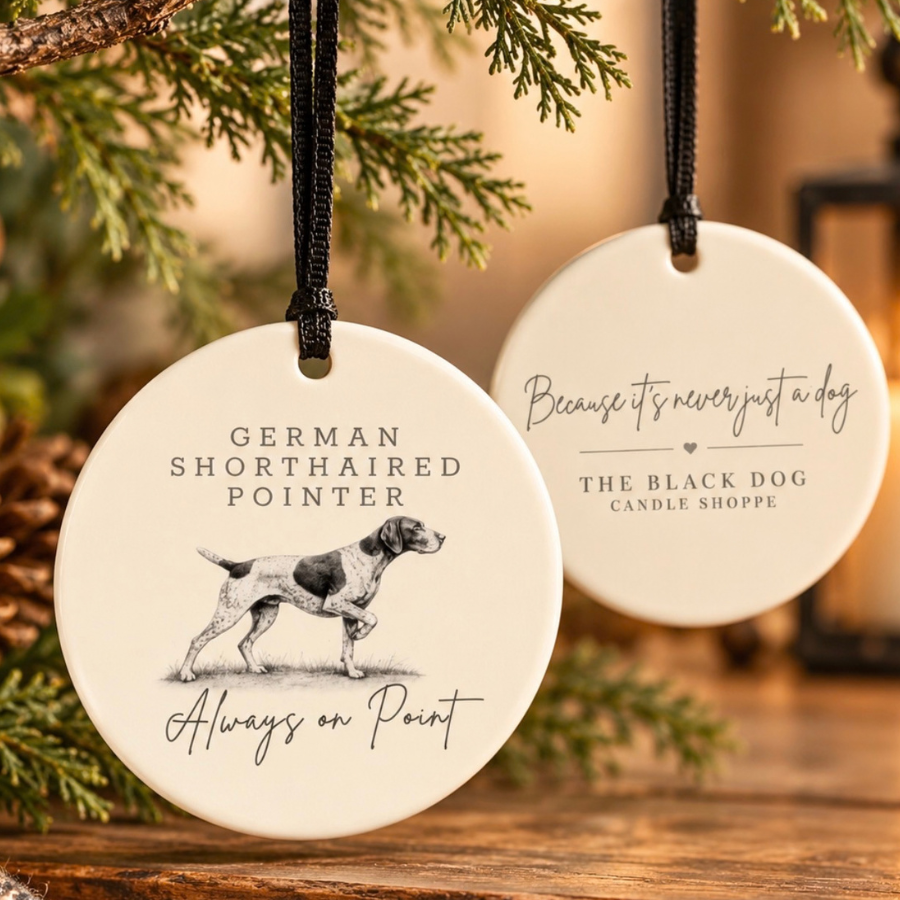 German Shorthaired Pointer Ceramic Ornament