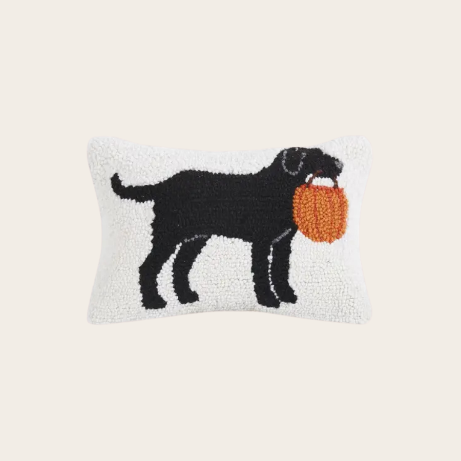 Trick or Treat Labrador Hook Pillow