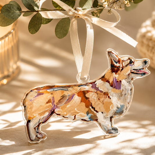 Corgi Acrylic Ornament