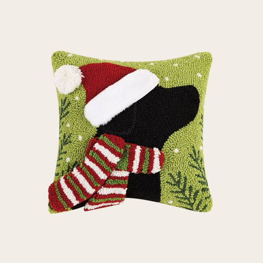 3D Christmas Labrador Dog Hook Pillow