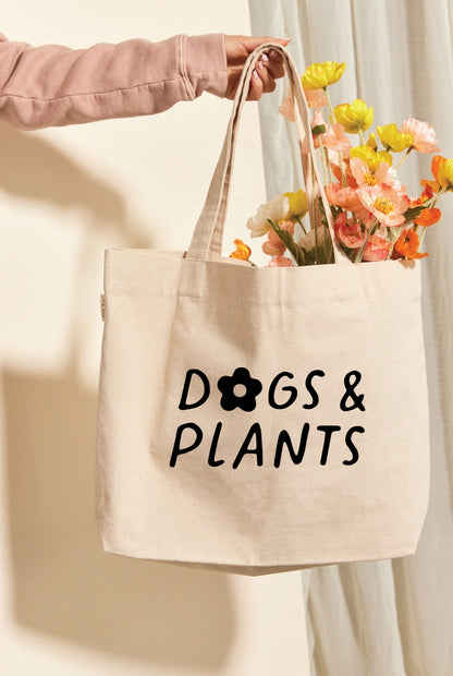 Dog and Plants Tote