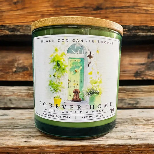 Forever Home Double Wick Candle - White Orchid & Musk