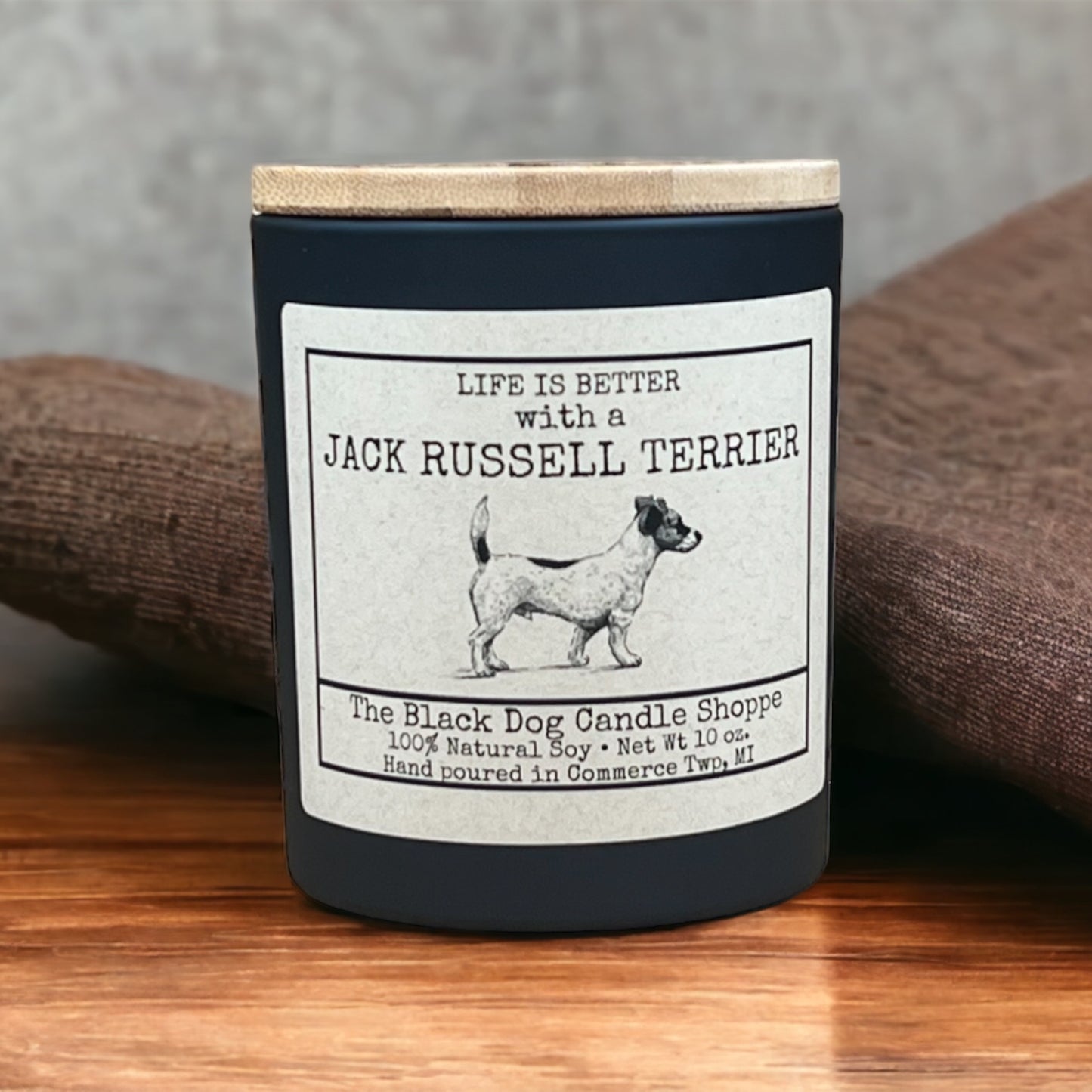 Jack Russell Dog Breed Candle