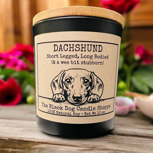 Dachshund Dog Breed Candle