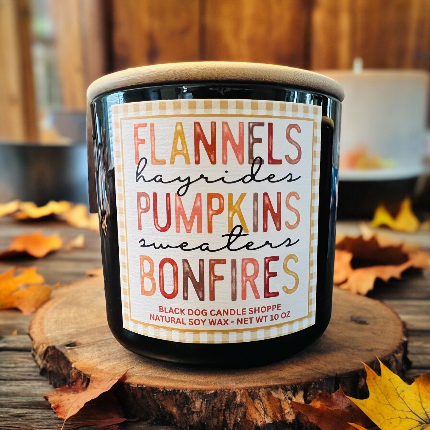 Flannels Pumpkins and Bonfires Candle