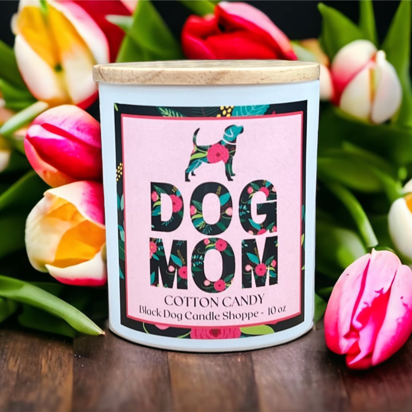 Dog Mom Cotton Candy Candle