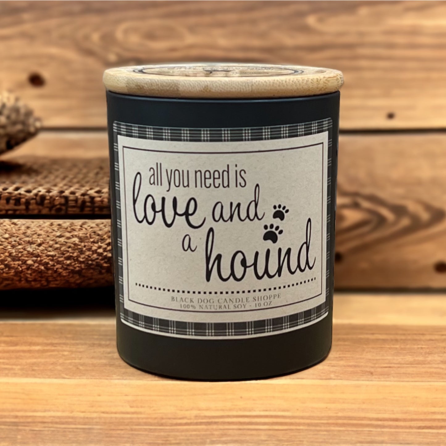 All You Need is Love and a Hound Dog Breed Candle