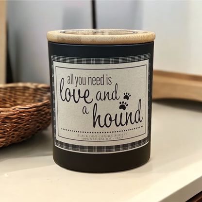 All You Need is Love and a Hound Dog Breed Candle