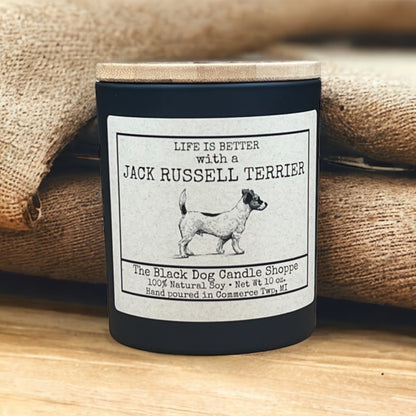 Jack Russell Dog Breed Candle