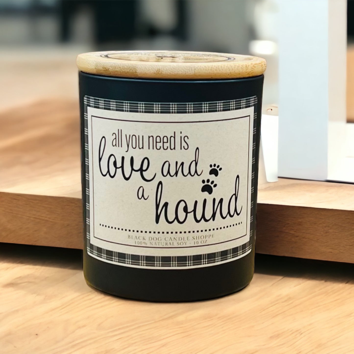 All You Need is Love and a Hound Dog Breed Candle