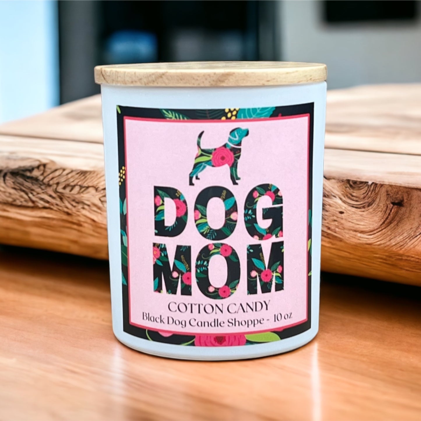 Dog Mom Cotton Candy Candle