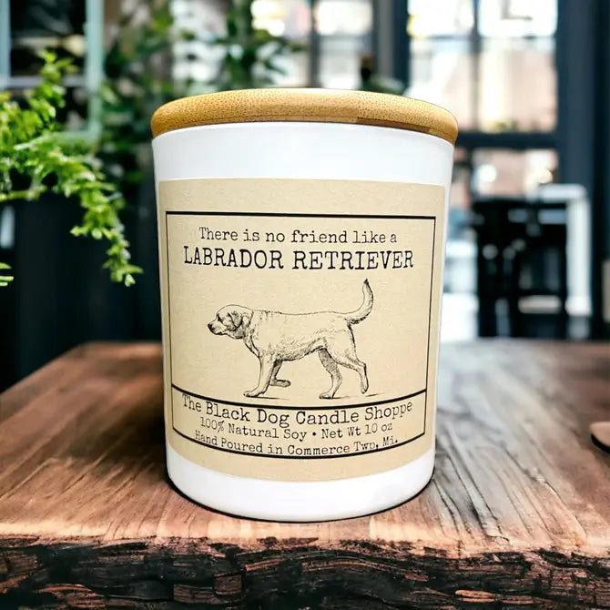 Labrador Dog Breed Candle