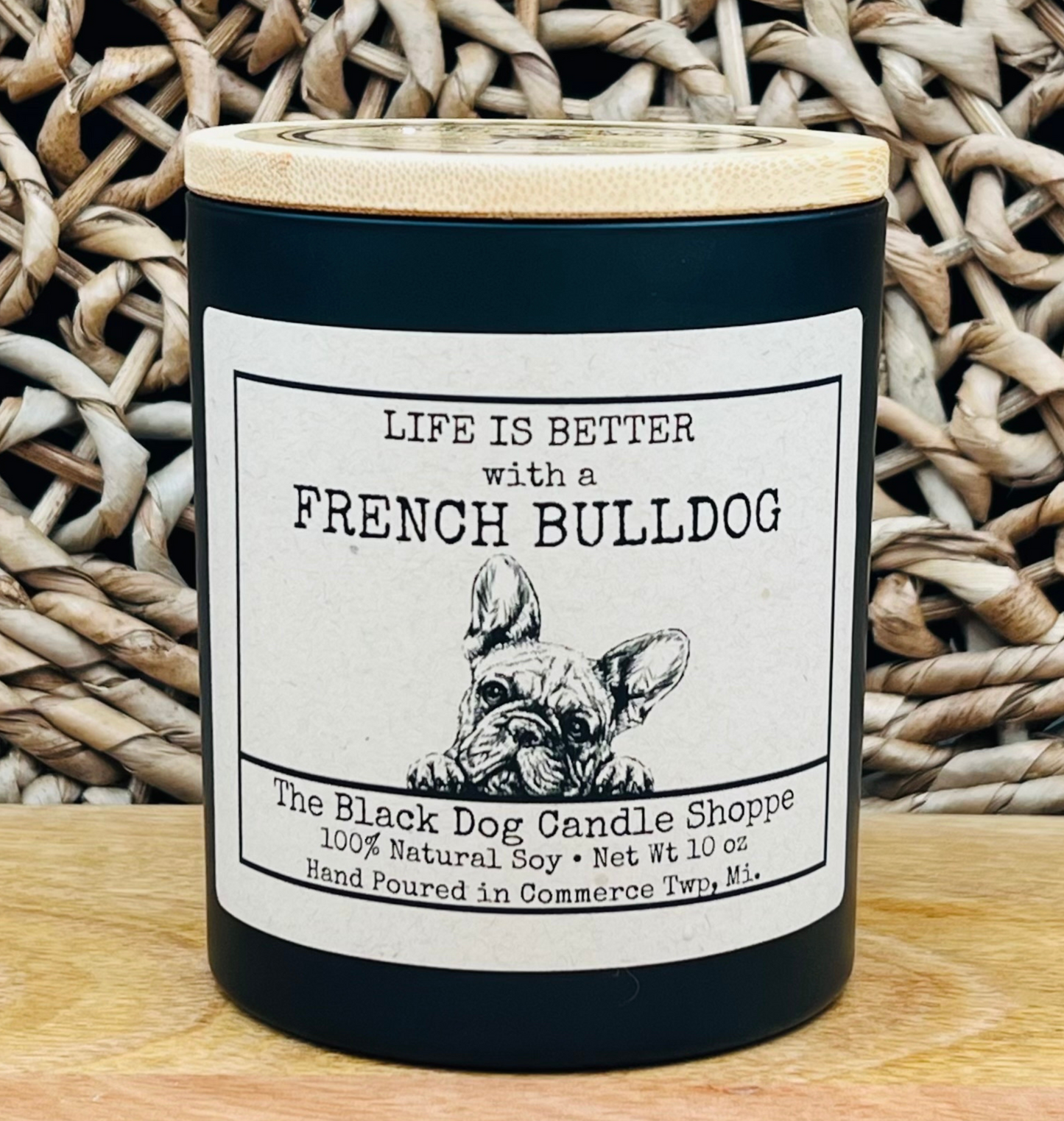 French Bulldog  Dog Breed Candle