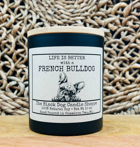 French Bulldog  Dog Breed Candle