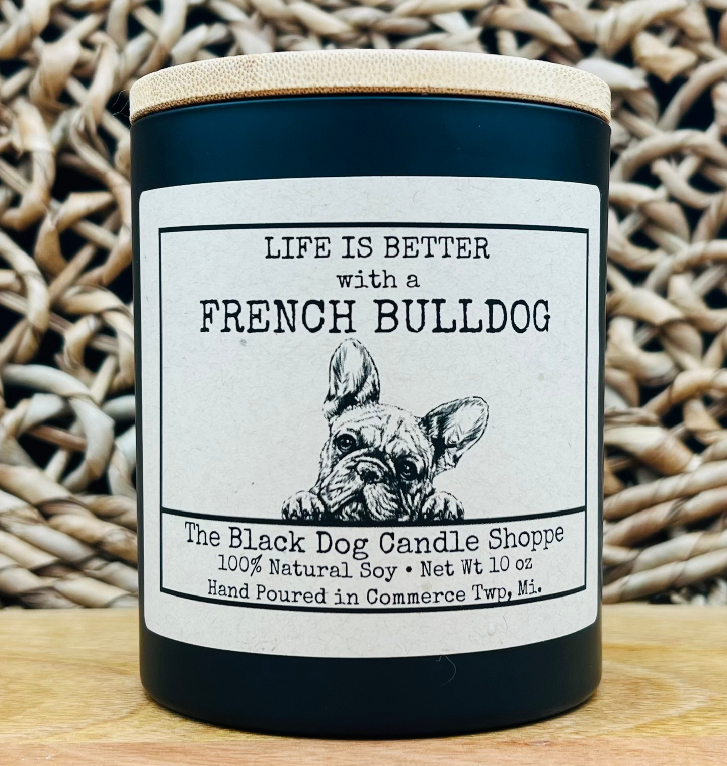 French Bulldog  Dog Breed Candle