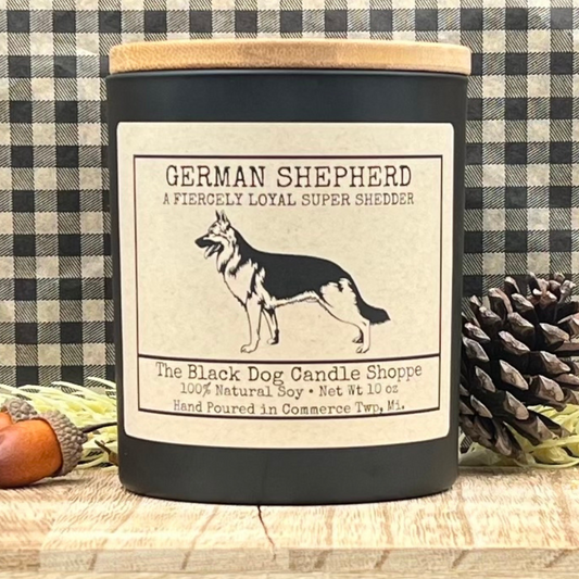 German Shepherd Dog Breed Candle